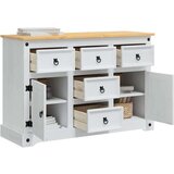  Kutije za pohranu Bijelo 112 x 40 x 75 cm Čvrsto borovo drvo | shoptok.hr