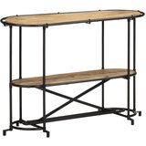 Maison Chic konzolna miza - miza ob steni 110x42x76 cm trden robusten mangov les, (21786127) | Shoptok.si