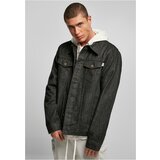 Urban Classics Plus Size Organic Basic Denim Jacket Black Washed Cene