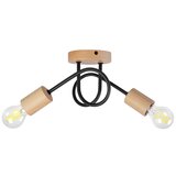  plafonski luster oxford 2xE27/15W/230V borovina/crna | Eponuda.com
