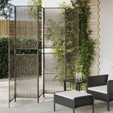 Furnova Pregrada za sobo 6 plošč siv poli ratan, (21930045) | Shoptok.si