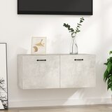 Furnova Stenska omarica betonsko siva 80x35x36,5 cm konstruiran les, (21949930) Cene