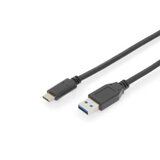 Digitus USB-A na USB-C 1m AK-300146-010-S Kabl Cene