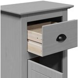 vidaXL Kopalniška omarica "BODO" Grey 44x30x90 cm | Shoptok.si