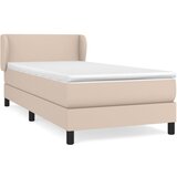 Maison Chic Box spring postelja - Vzmetna postelja z vzmetnico kapučino 90x190 cm umetno usnje SL1417, (21909758) u
