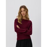 Reserved Pulover sa svjetlucavom aplikacijom - boja kestena | shoptok.hr