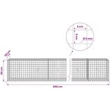  Gabion s žicom debljine 5 mm i mrežom 5x5 cm 850x30x50 cm - 30 cm 50 cm 850 cm | shoptok.hr