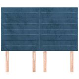  Uzglavlja 4 kom tamnoplavi 72 x 5 x 78/88 cm baršunasti | shoptok.hr