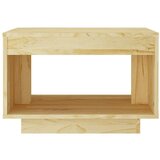 vidaXL Klubska mizica 50x50x33,5 cm trdna borovina | Shoptok.si