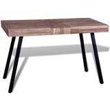 Furnova Miza kvadratna predelana tikovina, (21912935) | Shoptok.si