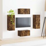  Komplet TV omaric 2 pcs Dimljeni oreh Konstruiran les, (5000132653) | Shoptok.si