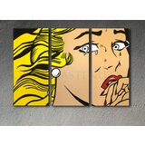  Ručno oslikana pop art slika lichtenstein 120k80 cm | ePonuda.com