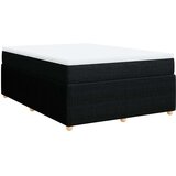  Krevet s oprugama i madracem crni 140x200 cm od tkanine | shoptok.hr