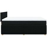  Krevet s oprugama i madracem crni 140x200 cm od tkanine | shoptok.hr