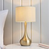 Endon 61191 - Prigušiva stona lampa PICCADILLY 1xE14/40W/230V mesing/bež | Eponuda.com