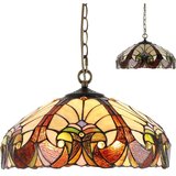  Prezent 1700 - Luster na lancu TIFFANY XX 2xE27/60W/230V, prečnik 40 cm | Eponuda.com