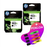 HP Komplet tinta T6M15AE nr.903XL (crna), original, 2 komada + GRATIS POKLON Cijene