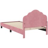  Krevet za djecu s uzglavljem Ružičasta 80 x 200 cm Baršun | shoptok.hr