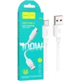 Hoco USB kabl za smartphone, USB-A to type C, 100W, bijela - X96 Hyper, 100W, Bijeli