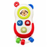 Lean Toys Interaktivni telefon za malčke z gibljivimi elementi, lučmi, zvoki Slike