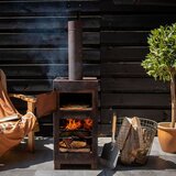 Esschert Design Peč za teraso s pečico za pico rjasta, (21039330) | Shoptok.si