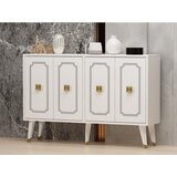 Woody Fashion roland - white, gold whitegold console | ePonuda.com