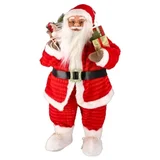 deco santa 10 deda mraz crveni 90cm ( 750200 )