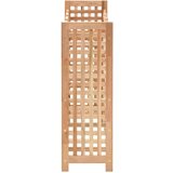 vidaXL Stalak za vino za 25 boca od masivne orahovine 63 x 25 x 73 cm | shoptok.hr
