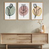 Wallity slika lale, 3 dela, 50 x 35 cm Cene