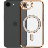 AVIZAR MagSafe etui za iPhone 17e z bleščečim robom, Zlata, (5000274837) | Shoptok.si