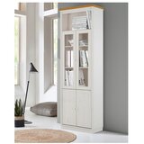 Støraa Bela vitrina iz masivnega bora 74x223 cm Anita – | Shoptok.si