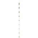 vidaXL Zidni ukras u obliku ljestava 50x150 cm prirodna grana | shoptok.hr