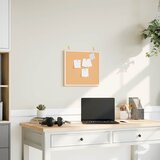  Ploča od pluta s okvirom od punog drva borovine 40x40 cm | shoptok.hr