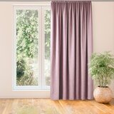  Curtain MILANA color pink style classic dragon tape transparent 10 cm chenille 420x245 HOMEDE | shoptok.hr