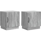  Noćni ormarić 2 pcs Siva Sonoma 43 x 34,5 x 47 cm | shoptok.hr