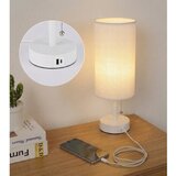  Brilagi - Stona lampa sa USB portom TABLON 1xE27/25W/230V bela | Eponuda.com