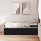  Krevet s pohranom Crni hrast 75x190 cm | shoptok.hr