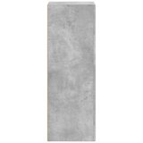  Strani šal Betonsko siva 40 x 35 x 100,5 cm Konstruiran les, (5000107702) | Shoptok.si