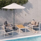Mömax Lounge Garnitura Florenz 1, Svetlo Siva, 4-Delno | Shoptok.si