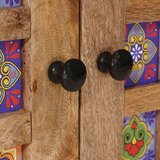  Kreveta s pohranom Prirodna 60 x 33 5 x 75 cm Čvrsto drvo manga - Prirodna | shoptok.hr