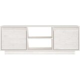 vidaXL TV omarica bela 110x30x40 cm trdna borovina | Shoptok.si