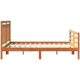  Konstrukcija postelje 2 pcs Voskast rjav 140 x 200 cm, (5000102397) | Shoptok.si