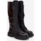Boto Women's Glany Winter Boots Eco Leather Black Selvina | shoptok.hr