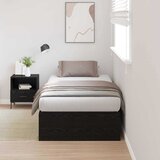  Krevet s ladicama Crni hrast 100 x 200 cm Konstruirano drvo | shoptok.hr