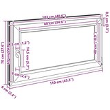  Prozor za podrum RISOR Bijeli 110 x 70 cm PVC i staklo - Bijeli 110 x 70 cm (dvostruki sloj) Naginjanje i okretanje desno | shoptok.hr