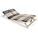  Podnica za krevet s 42 letvice i 7 zona 140 x 200 cm | shoptok.hr