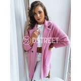 DStreet Women's coat from alpaca RITA II pink Cene