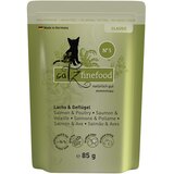 Varčno pakiranje catz finefood 16 x 85 g - Losos & perutnina | shoptok.hr