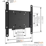 Vogels MA2000 LED,LCD/TFT FIX stalak, crna | shoptok.hr