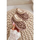 FR1 Snow Boots Kids Ankle Boots With Leopard Print On Platform Insulated With Fur Brown Vilabria | ePonuda.com